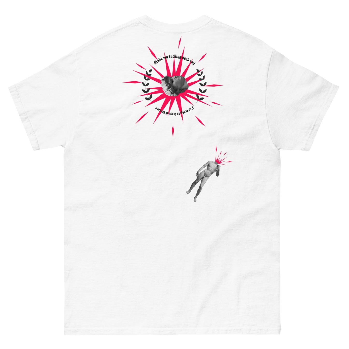 LOOSE MY HEAD. Men graphic tee 107