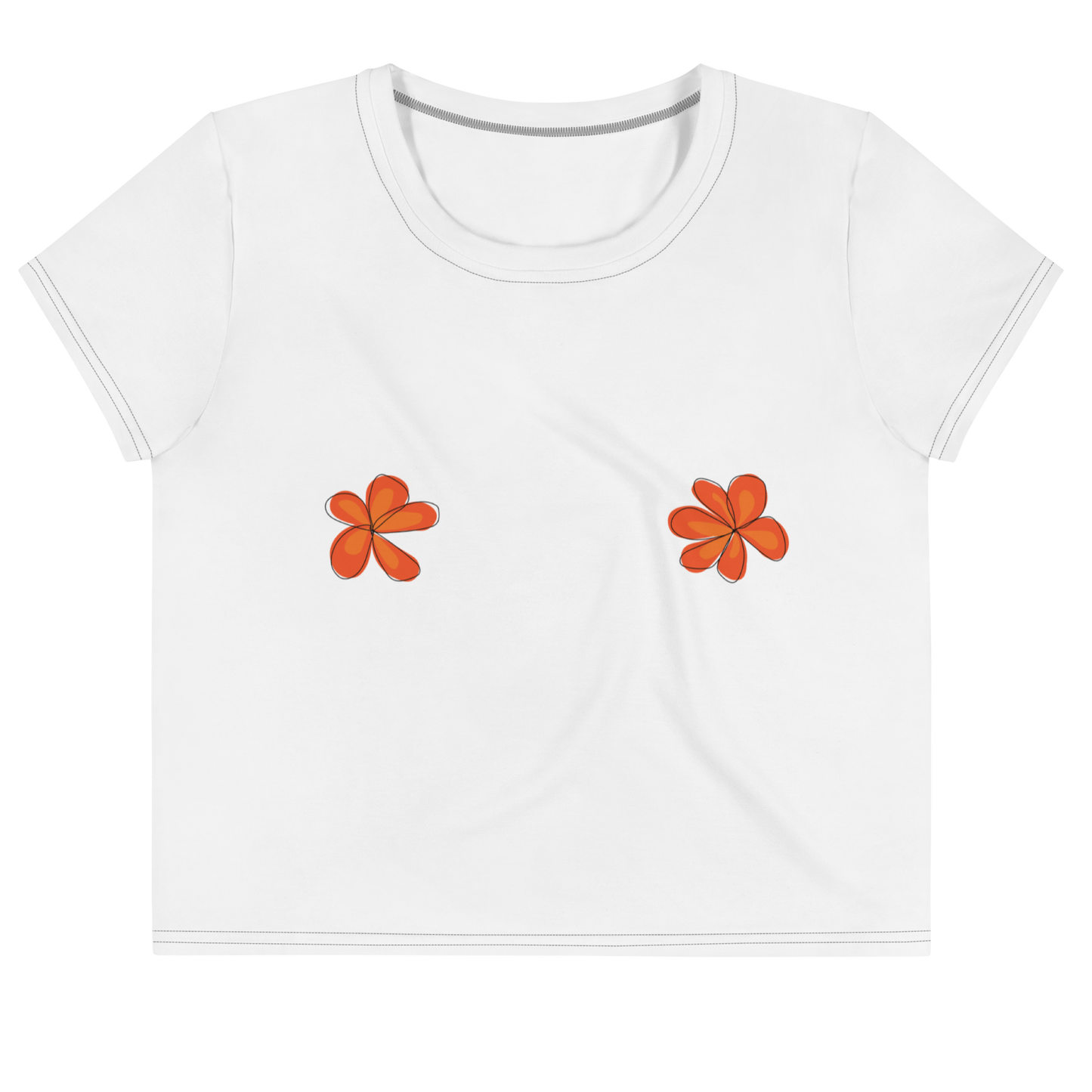 FLOWER. Print Crop Tee 221