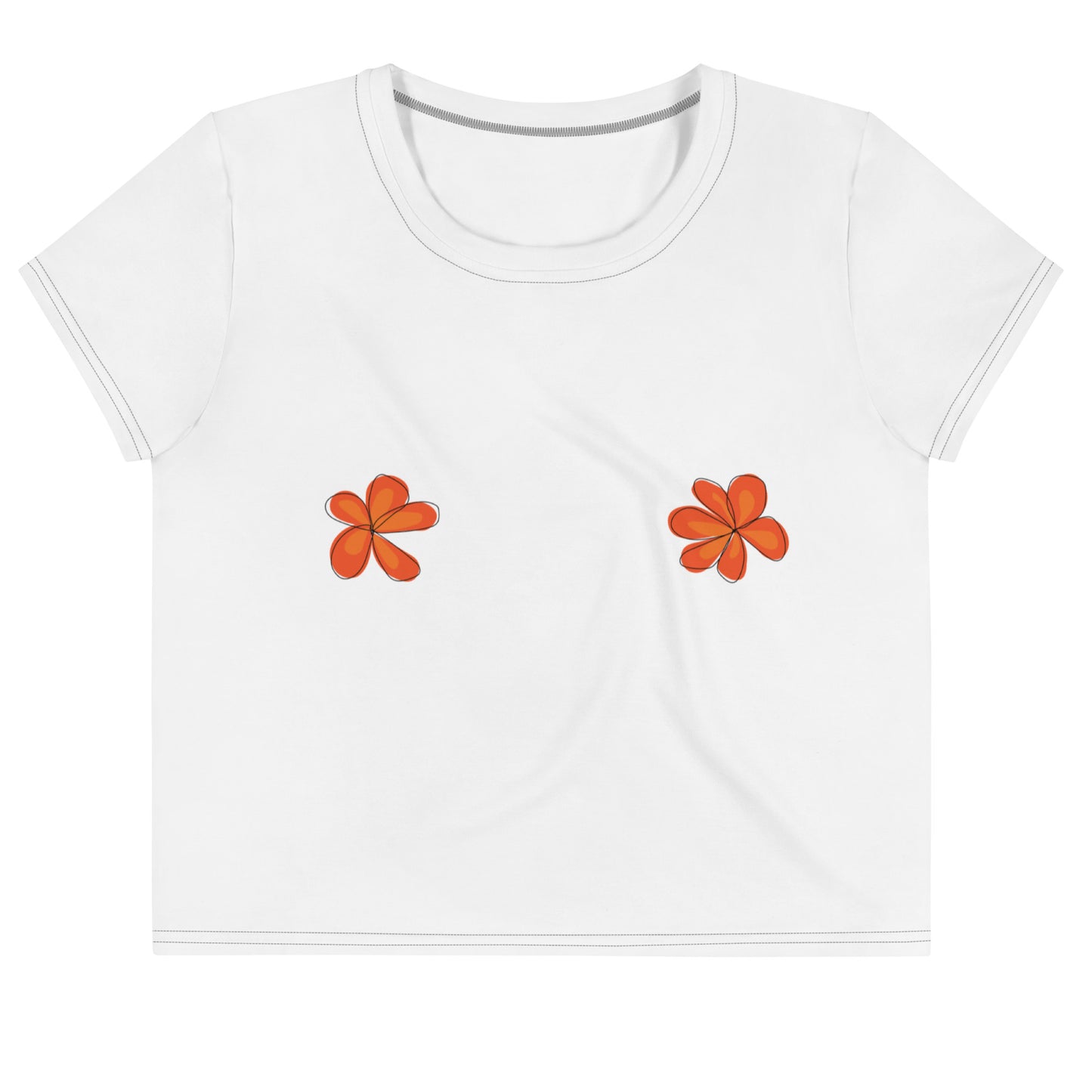 FLOWER. Print Crop Tee 221