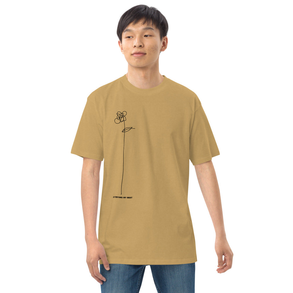 I´M TRYING MY BEST. Men graphic tee 100