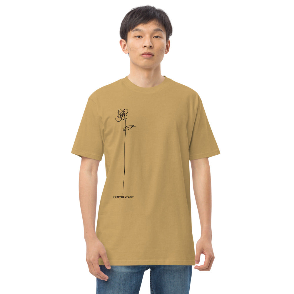 I´M TRYING MY BEST. Men graphic tee 100